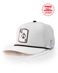 A.Ace/King White - Perforated Rope Hat