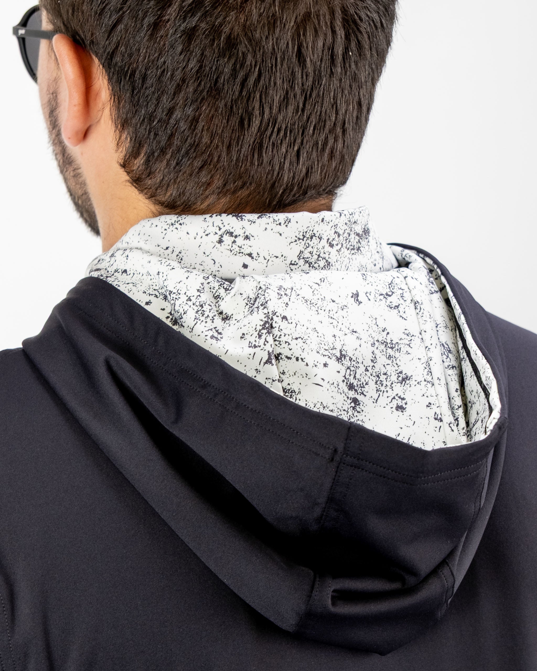 7. Performance Golf Hoodie - White Noise