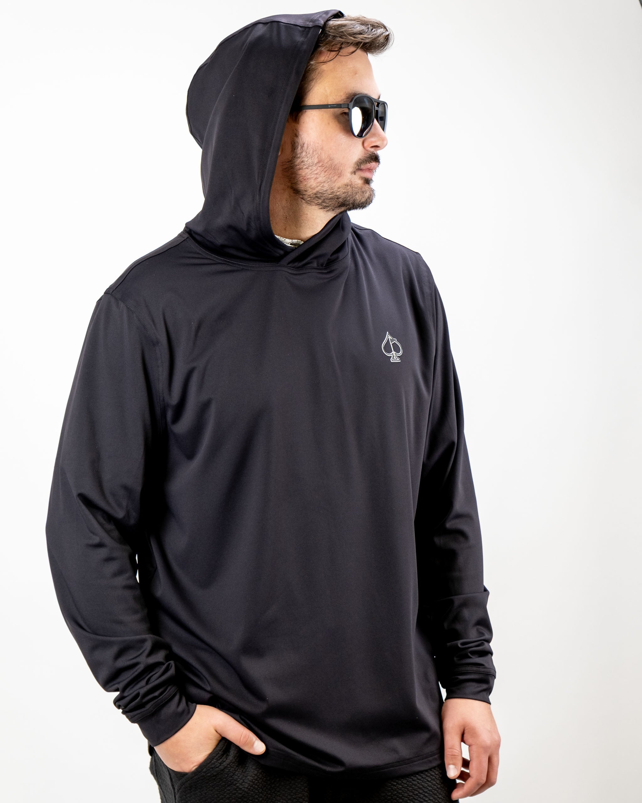 7. Performance Golf Hoodie - White Noise