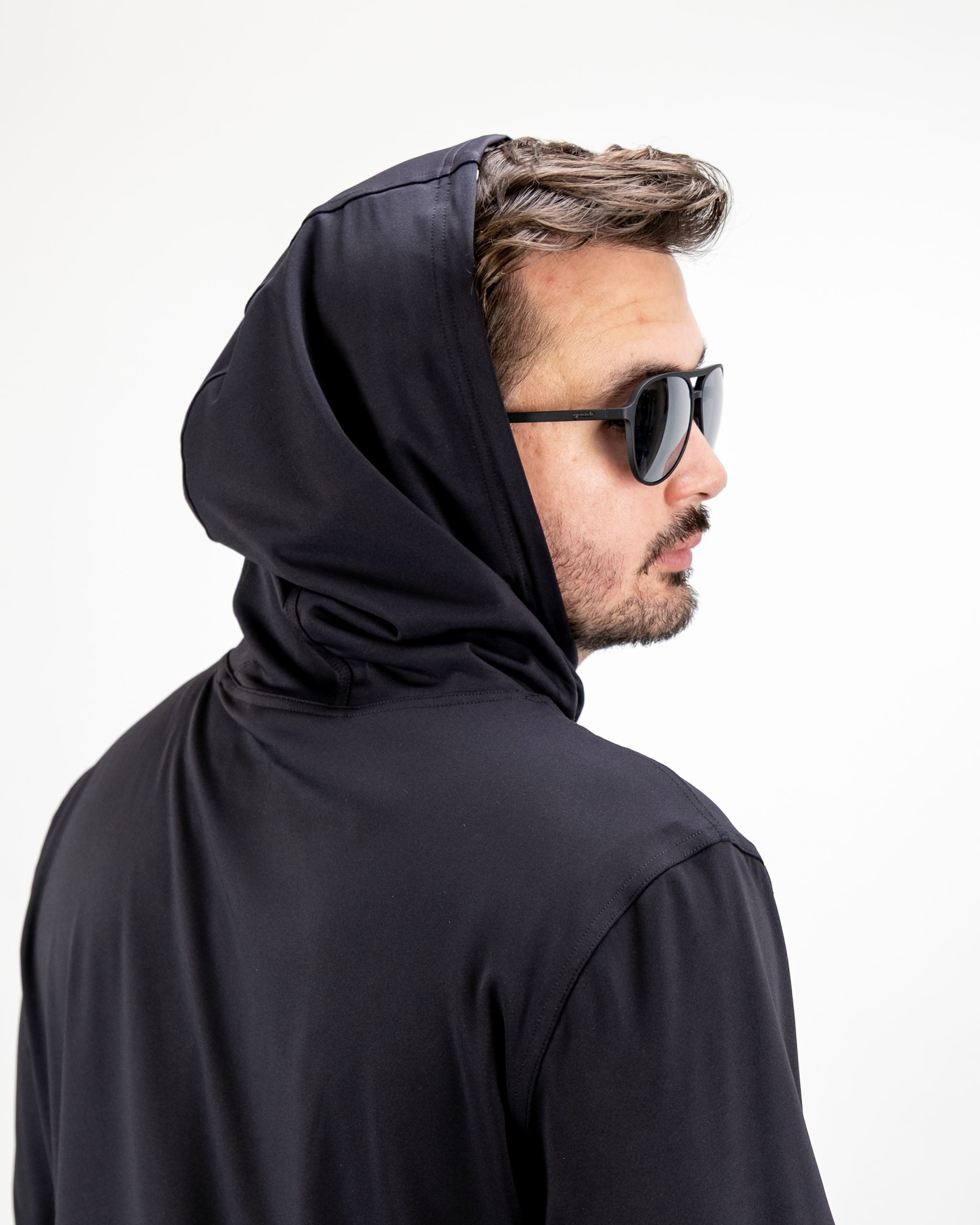 7. Performance Golf Hoodie - White Noise