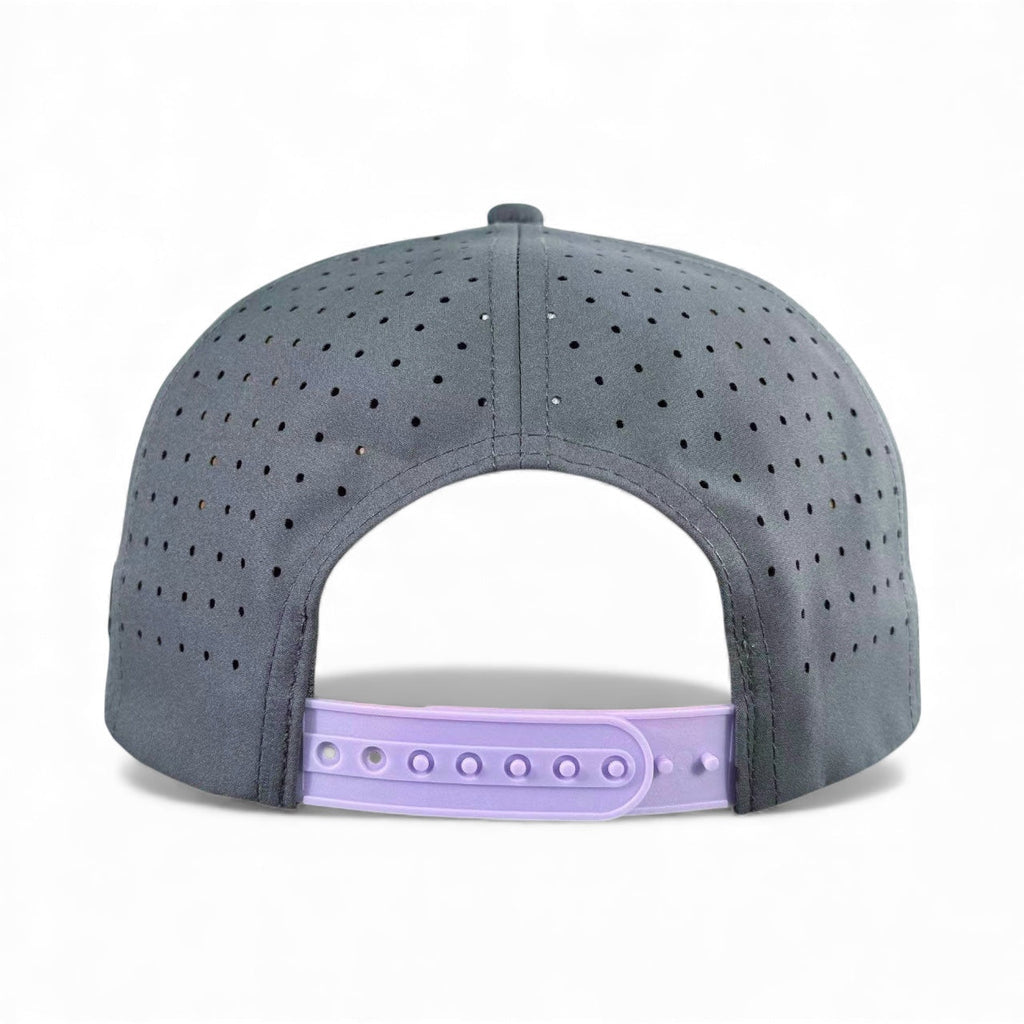 7.1Astronaut Walker Golf Hat | Snapback Cap | Built-in Magnetic Ball Marker Holder + Marker Included | Adjustable Gray