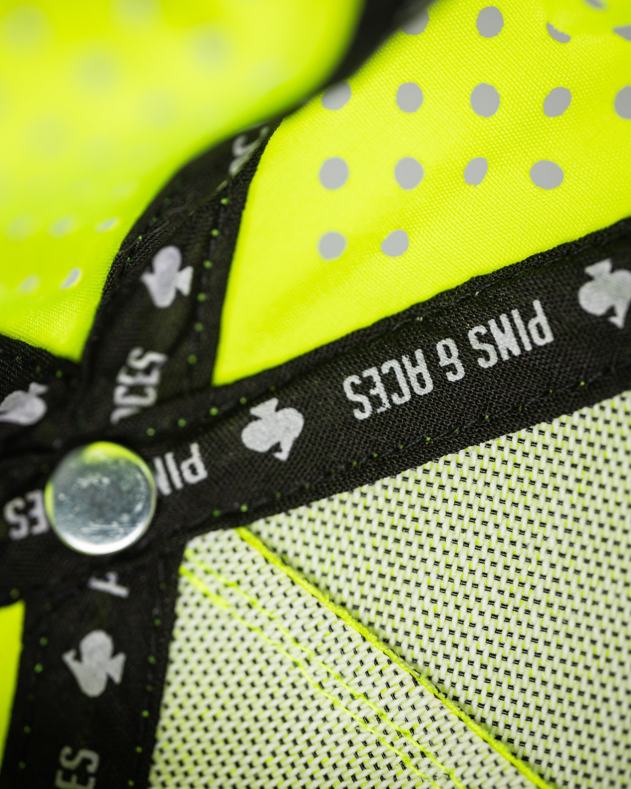 A.Perforated Rope Hat - Highlighter Yellow