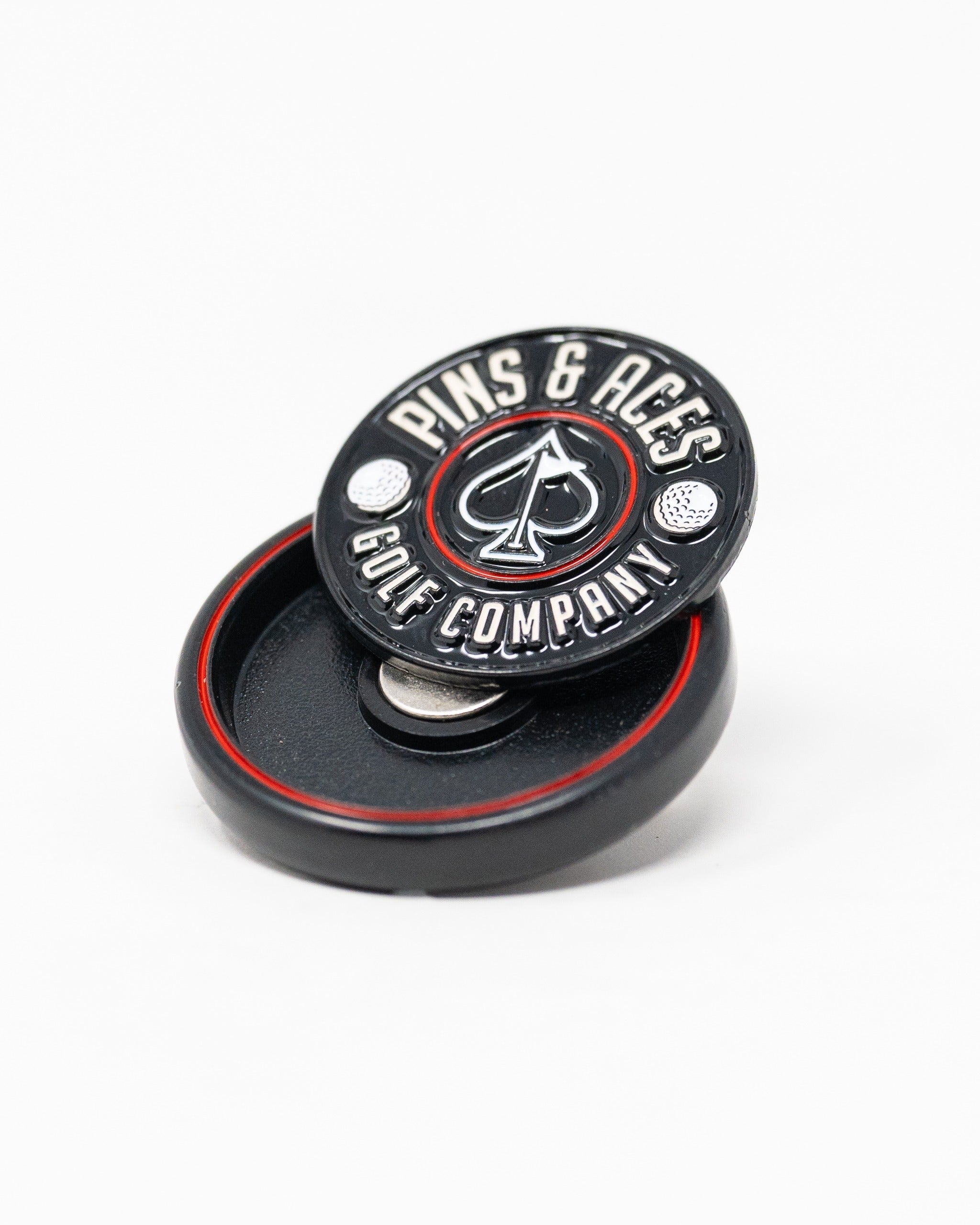 BM.Pop Out Medallion Ball Marker - Black