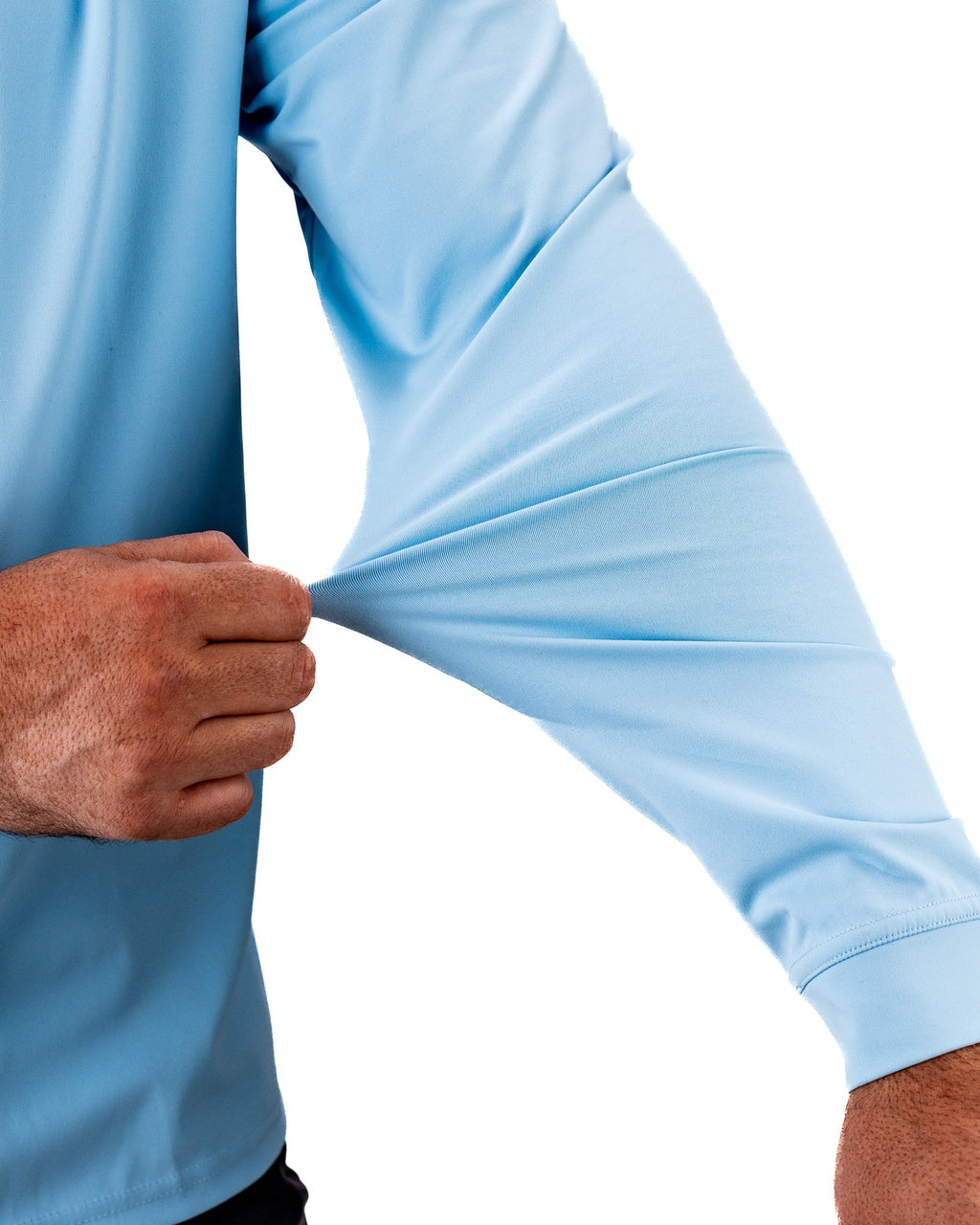 7. Performance Golf Hoodie - Squiggle Blue