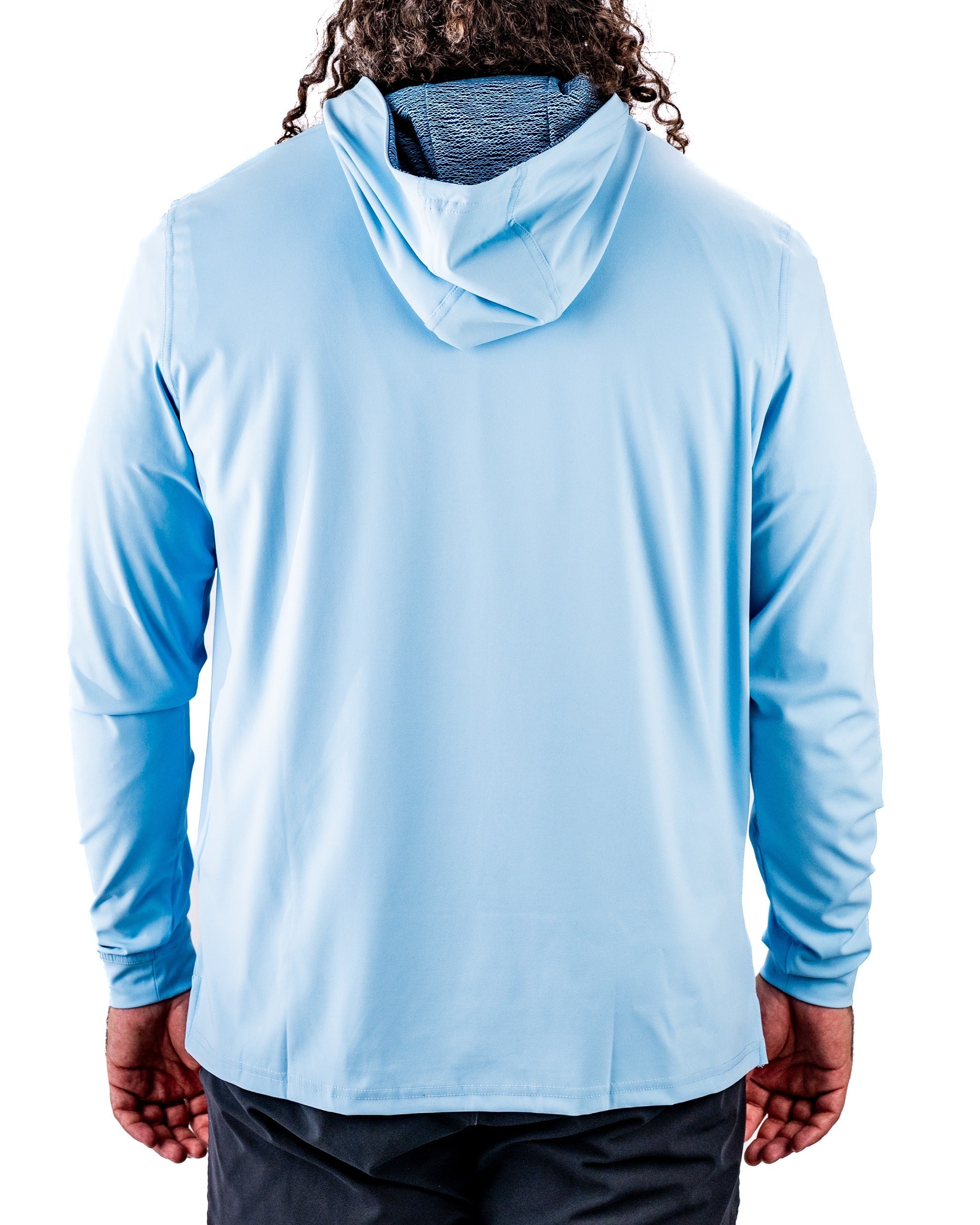 7. Performance Golf Hoodie - Squiggle Blue