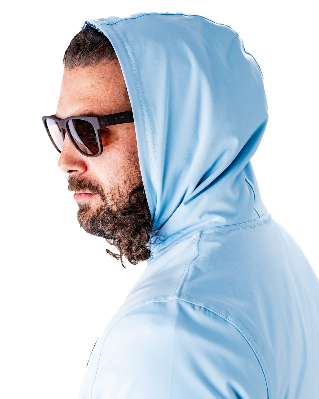 7. Performance Golf Hoodie - Squiggle Blue