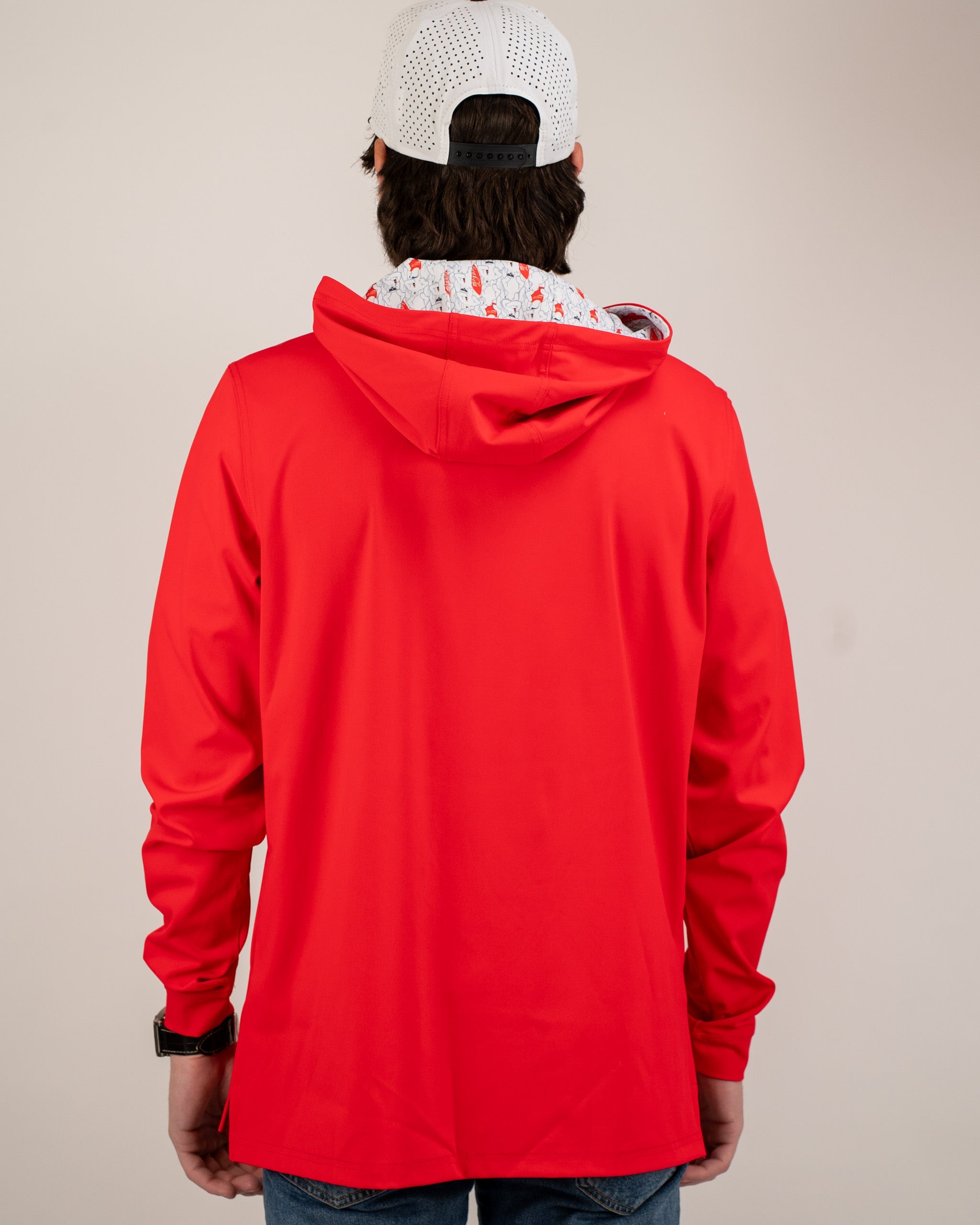 7. Performance Golf Hoodie - Coca-Cola Red