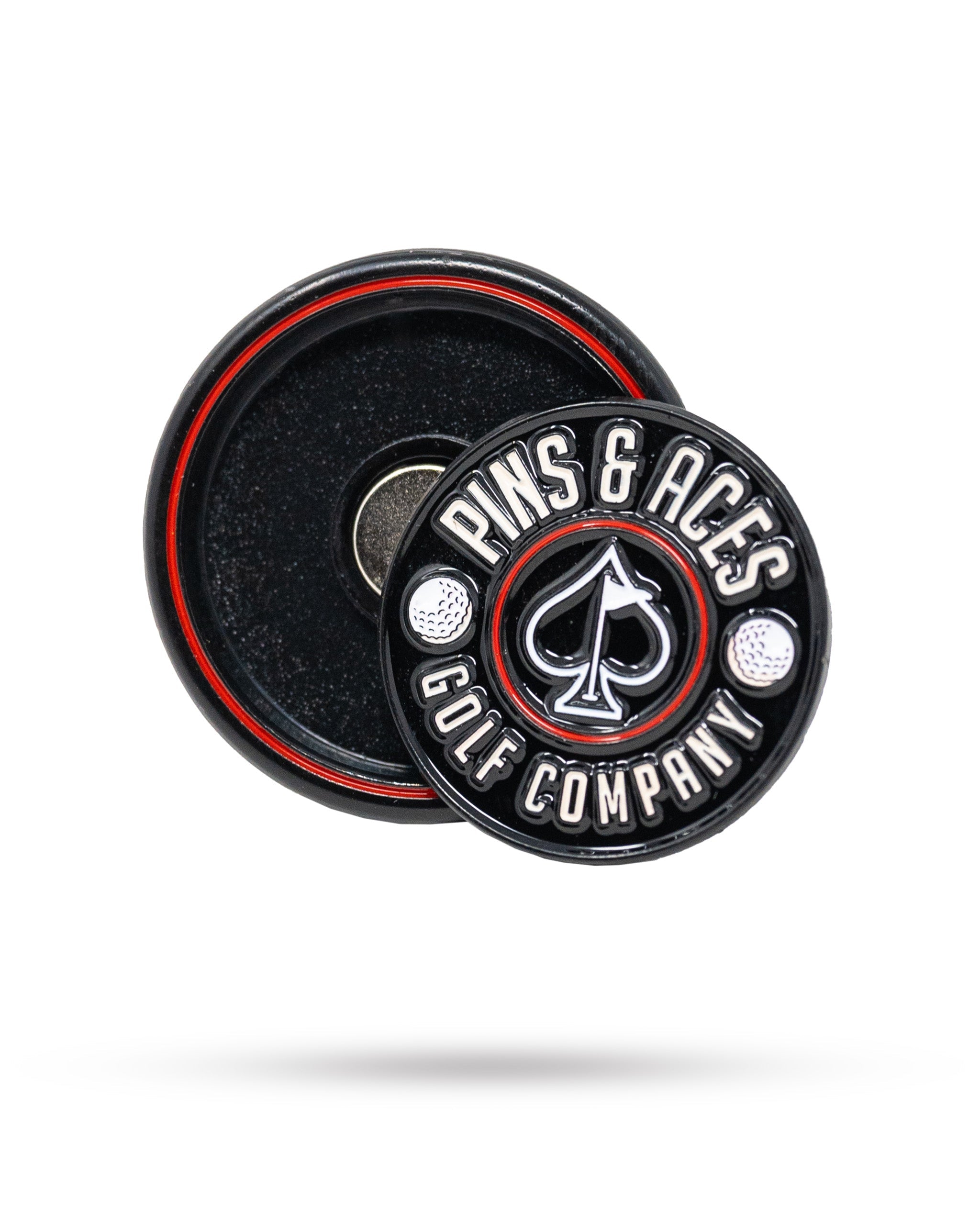 BM.Pop Out Medallion Ball Marker - Black