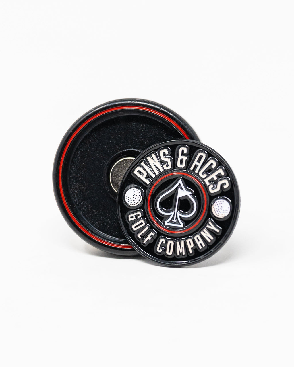 BM.Pop Out Medallion Ball Marker - Black