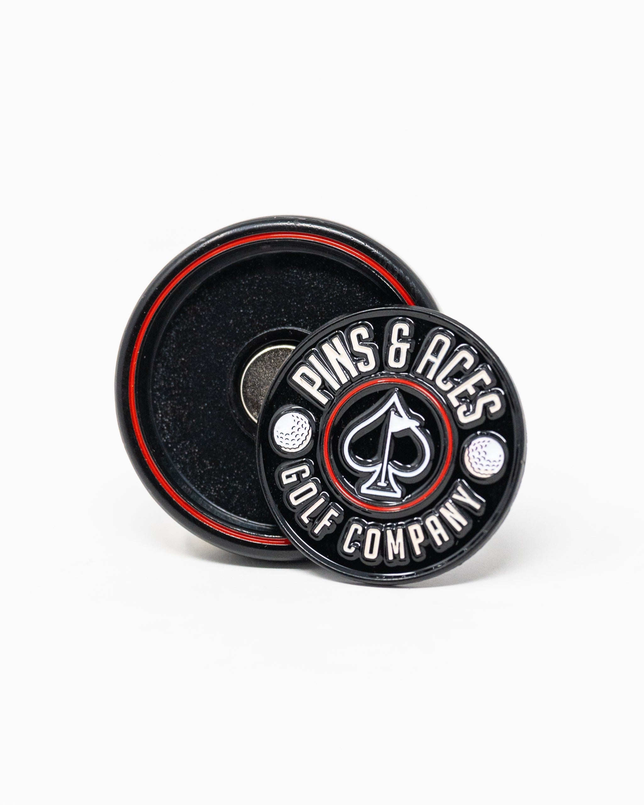 BM.Pop Out Medallion Ball Marker - Black