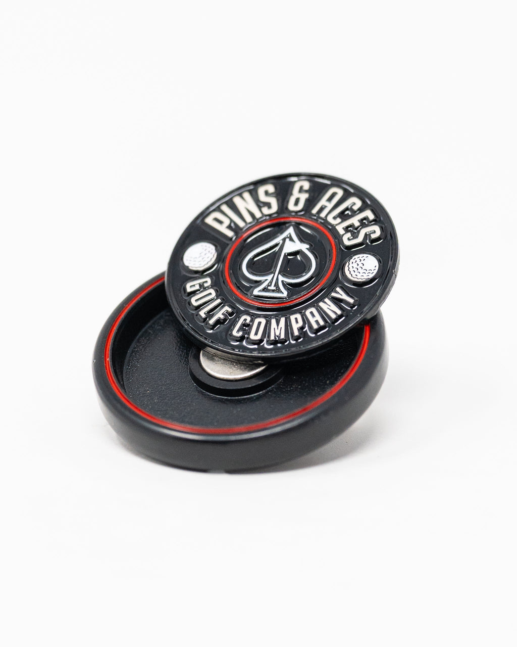 BM.Pop Out Medallion Ball Marker - Black