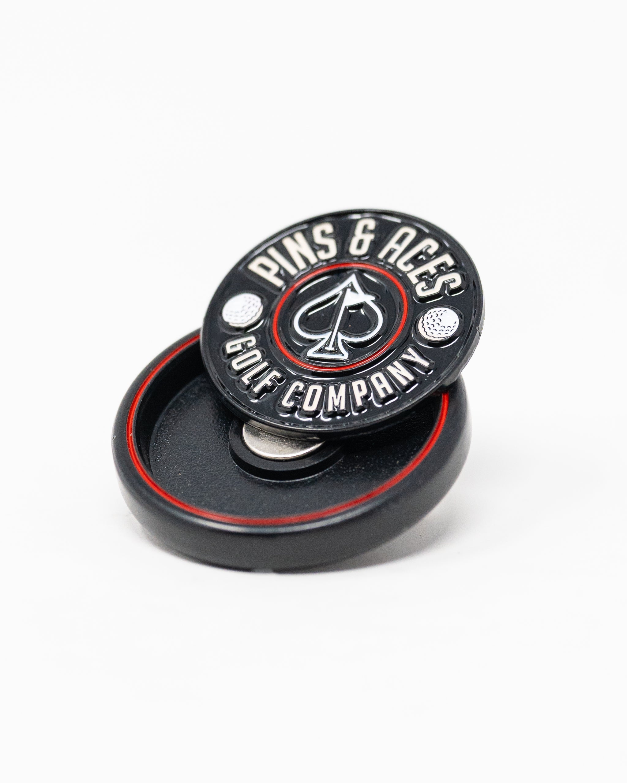 BM.Pop Out Medallion Ball Marker - Black