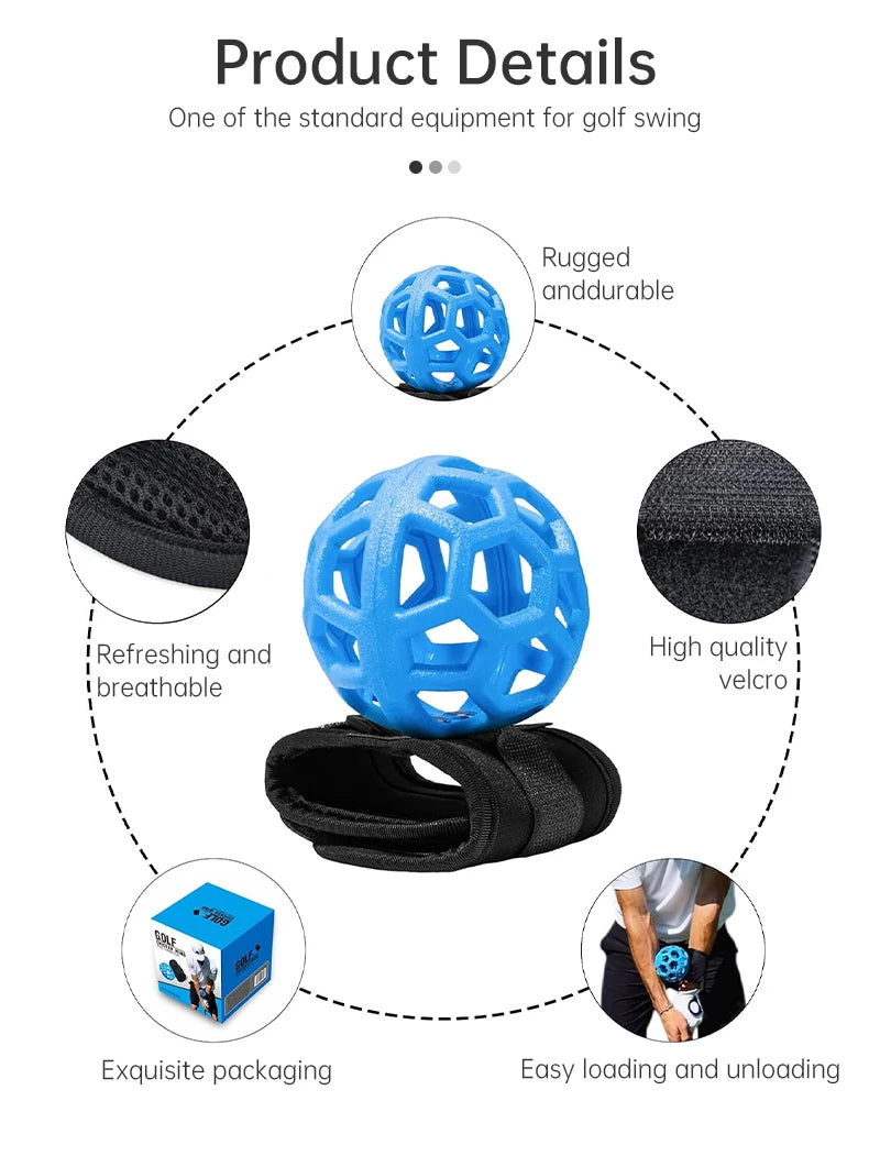 1.Golf Smart Ball Swing Trainer Golf Training Aid Ball Equipment Portable Golf Smart Ball Posture Correction Training For Beginner
