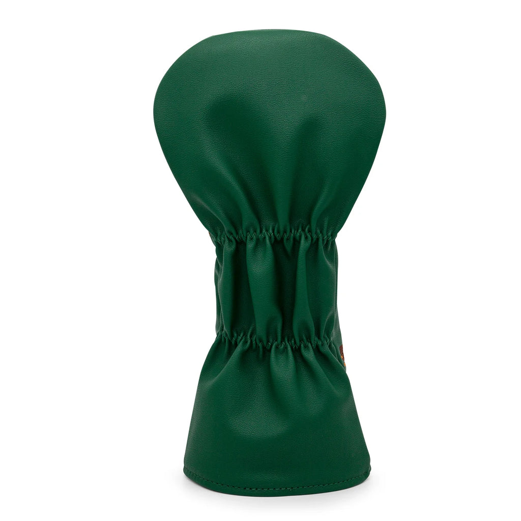 Green Leather Groundhog Golf Driver Fairway Wood Hybrid/UT  Headcover Club Head Cover High Quality Embroidery