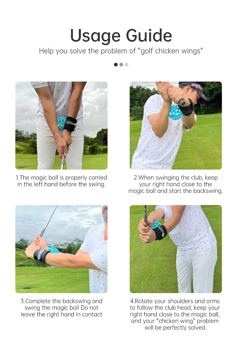 1.Golf Smart Ball Swing Trainer Golf Training Aid Ball Equipment Portable Golf Smart Ball Posture Correction Training For Beginner