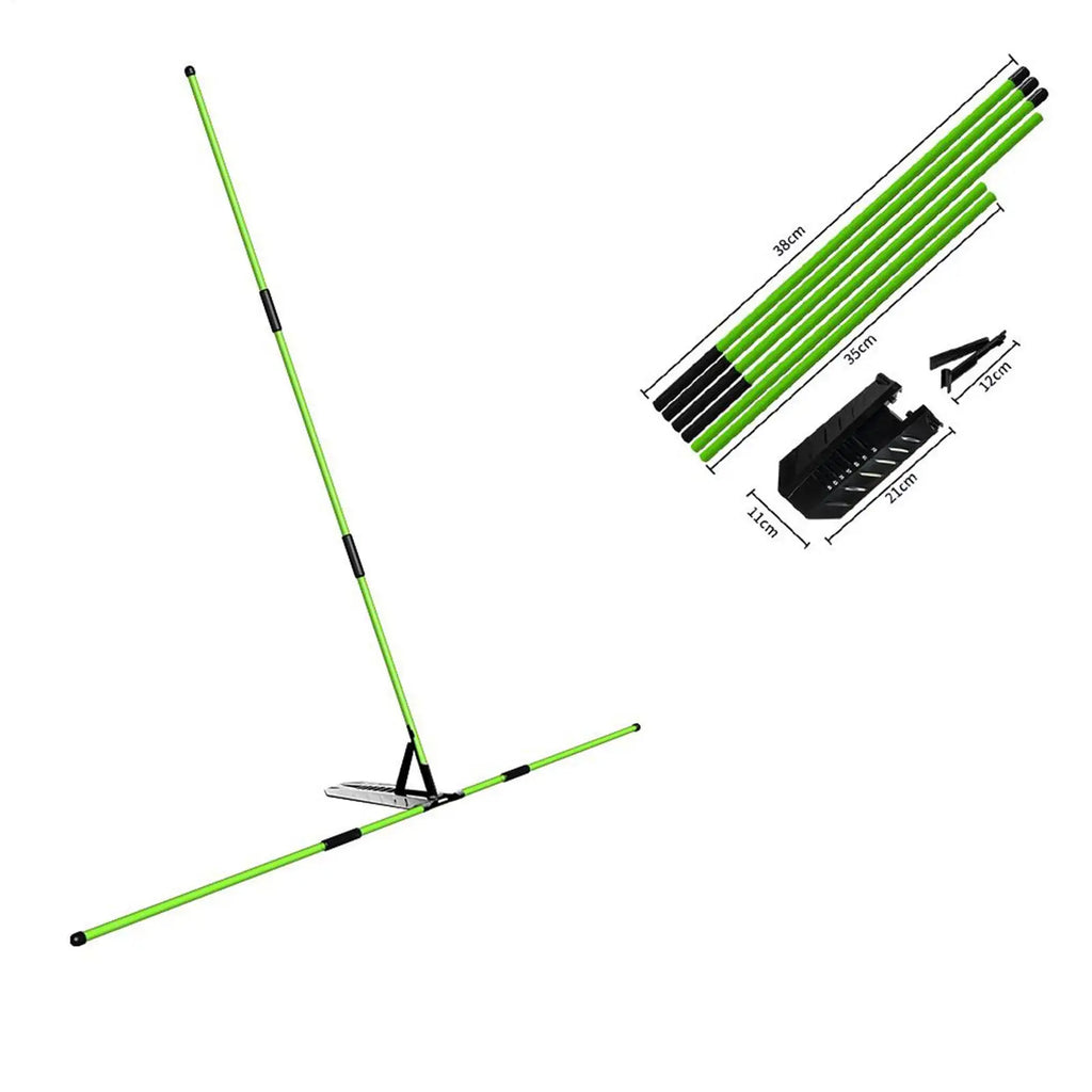1.Golf Alignment Sticks Training Aid Portable Swing Plane Corrector with Adjustable Angle Stance Trainer for Sports Lover Practice