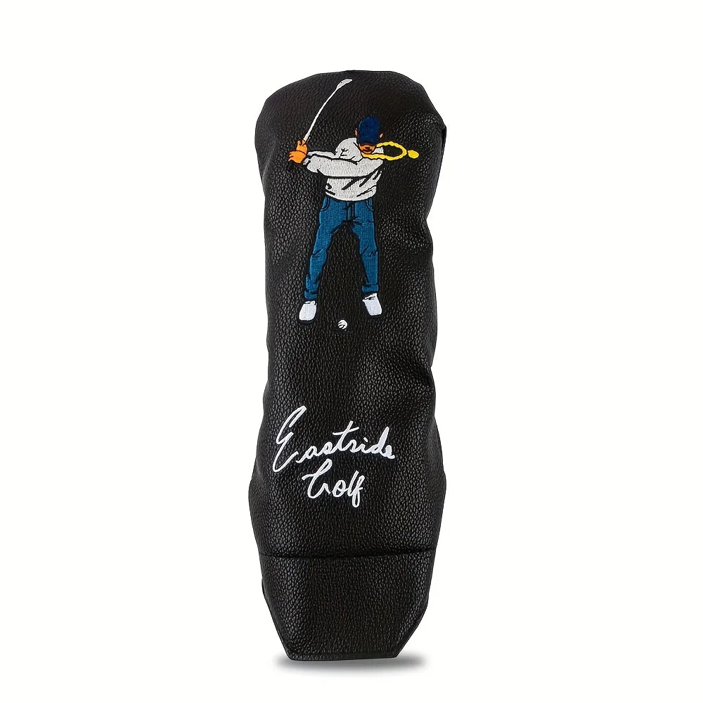 Golf swing protective cover, dustproof and durable PU material, fashionable and durable, golf accessories, club protective cover