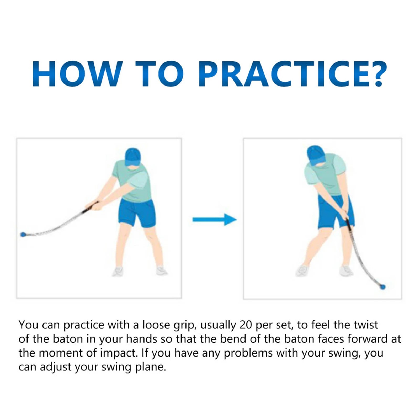 1.Golf Swing Trainer Golf Training Aid Swing Trainer Practice Tool Training Equipment for Strength and Tempo Tempo Swing Trainer