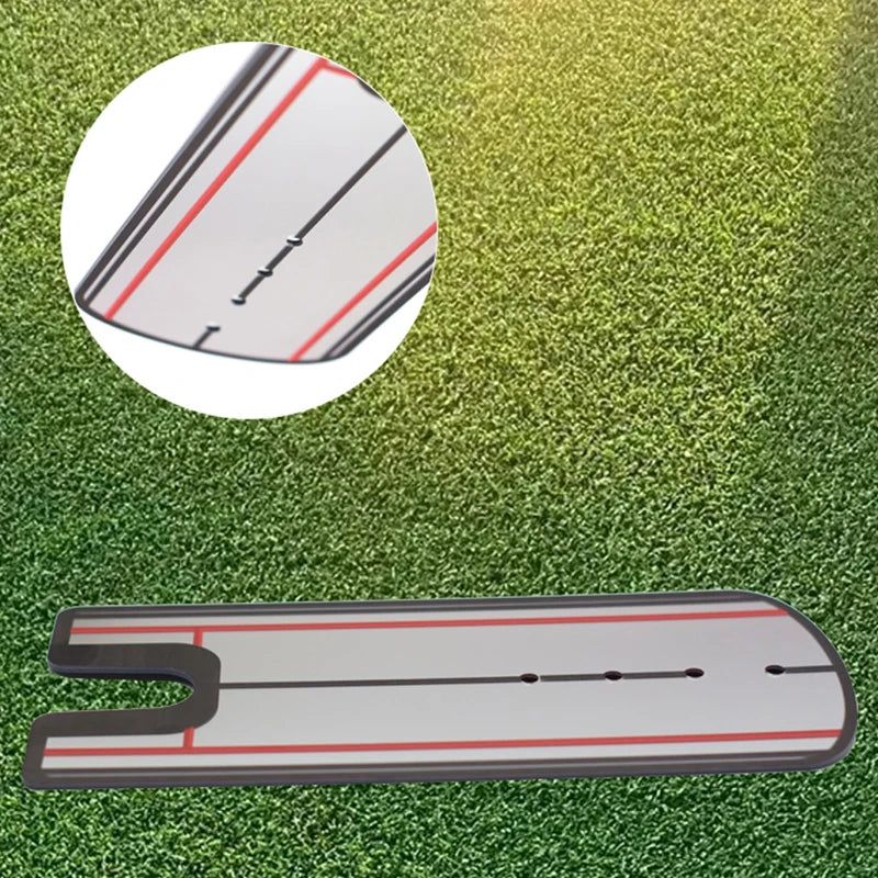 1.Golf Eye Line Practice Golf Swing Training Aids Putting Alignment Mirror Golf Practice Putter Mirror Golf Swing Trainer