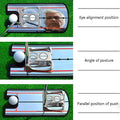 1.Golf Eye Line Practice Golf Swing Training Aids Putting Alignment Mirror Golf Practice Putter Mirror Golf Swing Trainer