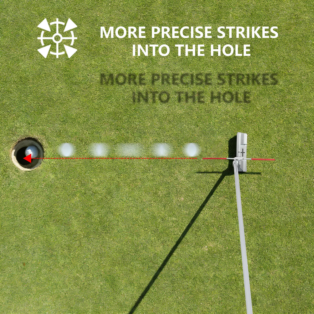 1PC Golf Putter Training Aid, Portable Golf Alignment Stick, Golf Practice Training Equipment for Posture & Path Improvement