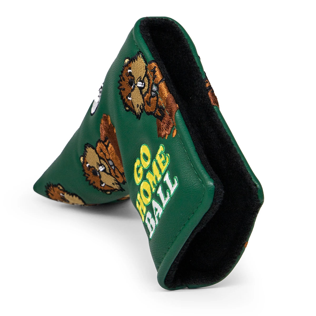 Green Leather Groundhog Golf Driver Fairway Wood Hybrid/UT  Headcover Club Head Cover High Quality Embroidery