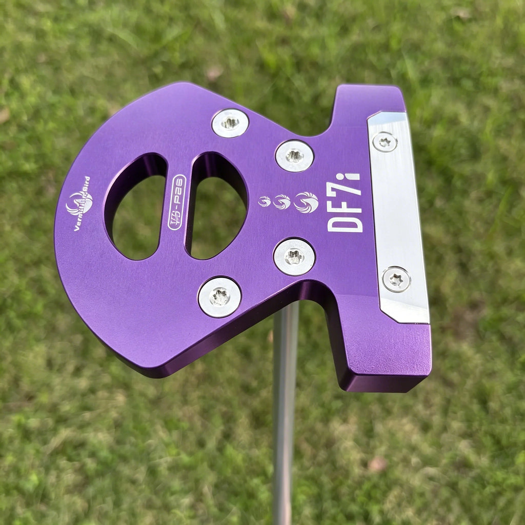 Vermilion Bird Aluminum Golf Putter, Zero Torque High MOI Mallet Putter for Perfect Face Square Stability, Accurate Alignment