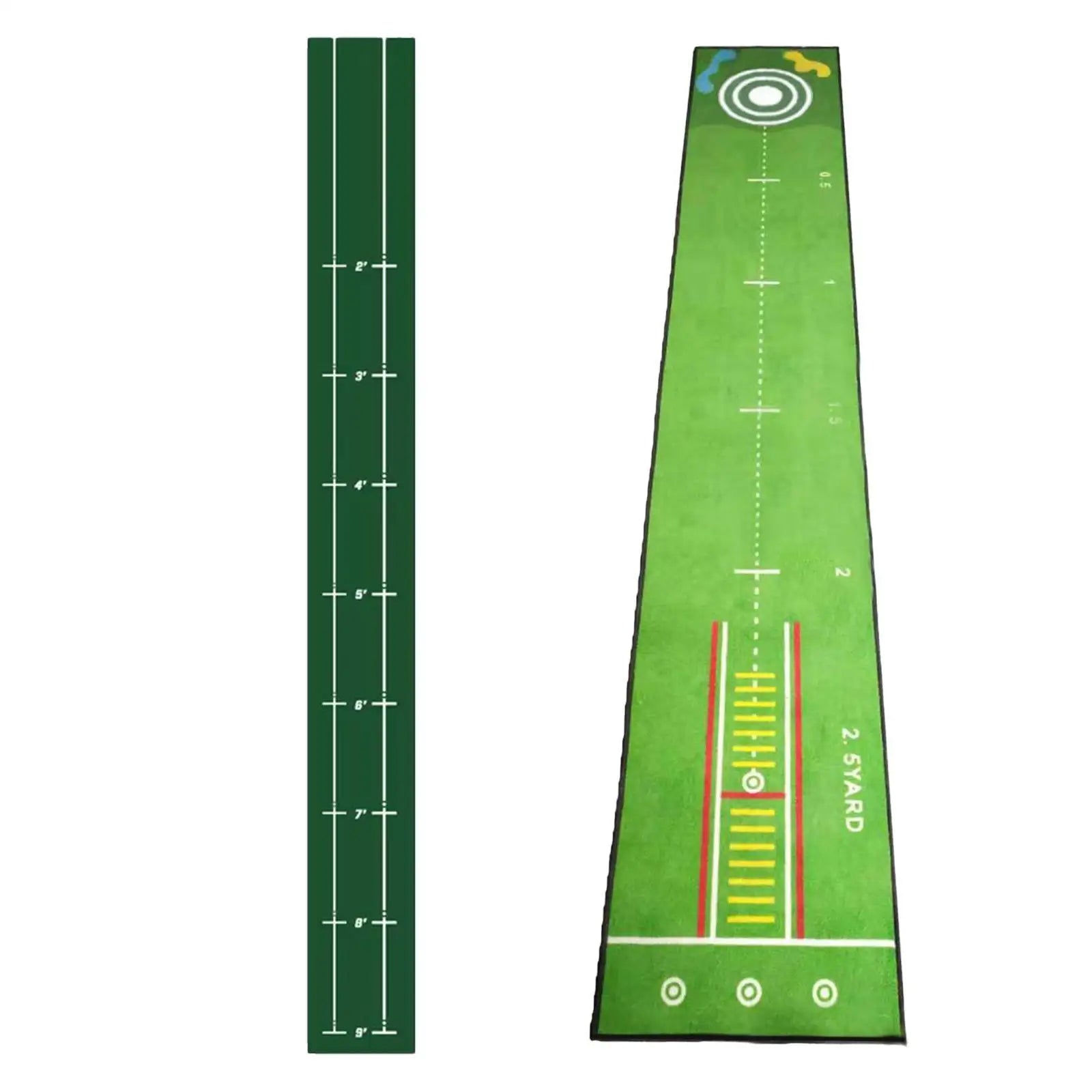 1.Golf Putting Mat Training Aid Improve Putting Accuracy Foldable Storage Golfing Accessory Golf Practice for Office Backyard