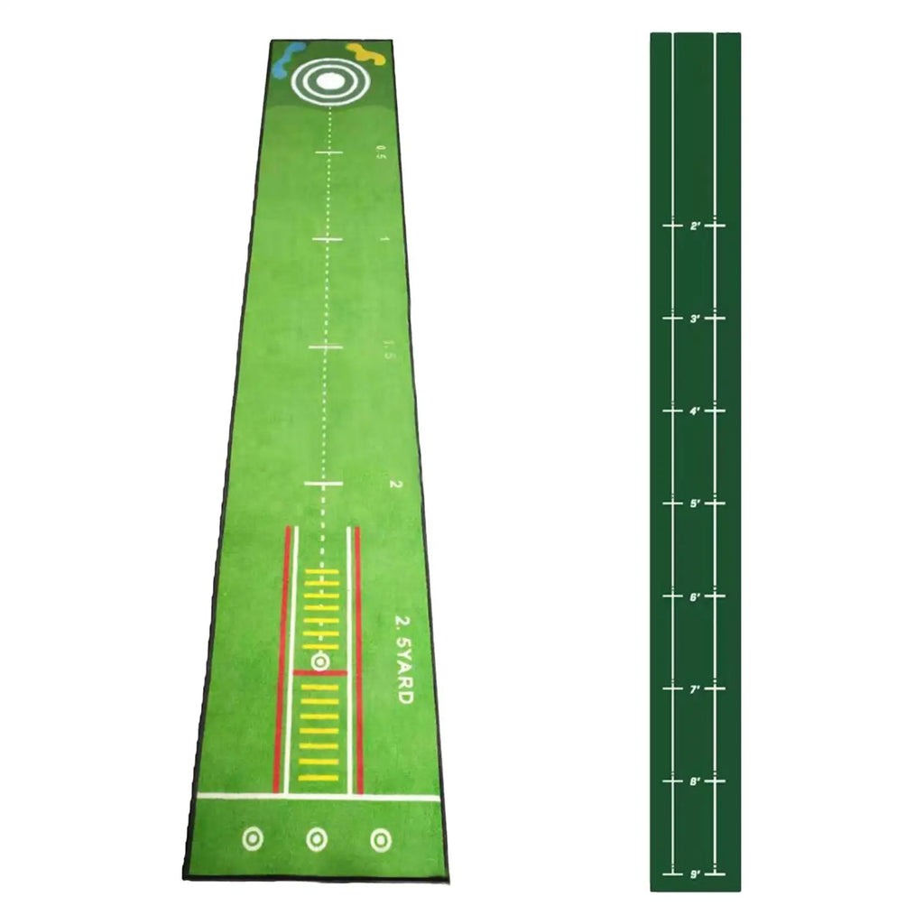 1.Golf Putting Mat Training Aid Improve Putting Accuracy Foldable Storage Golfing Accessory Golf Practice for Office Backyard