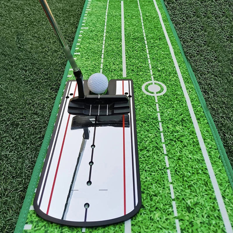 1.Golf Eye Line Practice Golf Swing Training Aids Putting Alignment Mirror Golf Practice Putter Mirror Golf Swing Trainer
