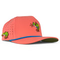 A.Tree Frog Golf Hat | Snapback Cap | Built-in Magnetic Ball Marker Holder + Marker Included | Adjustable | Red Eyed