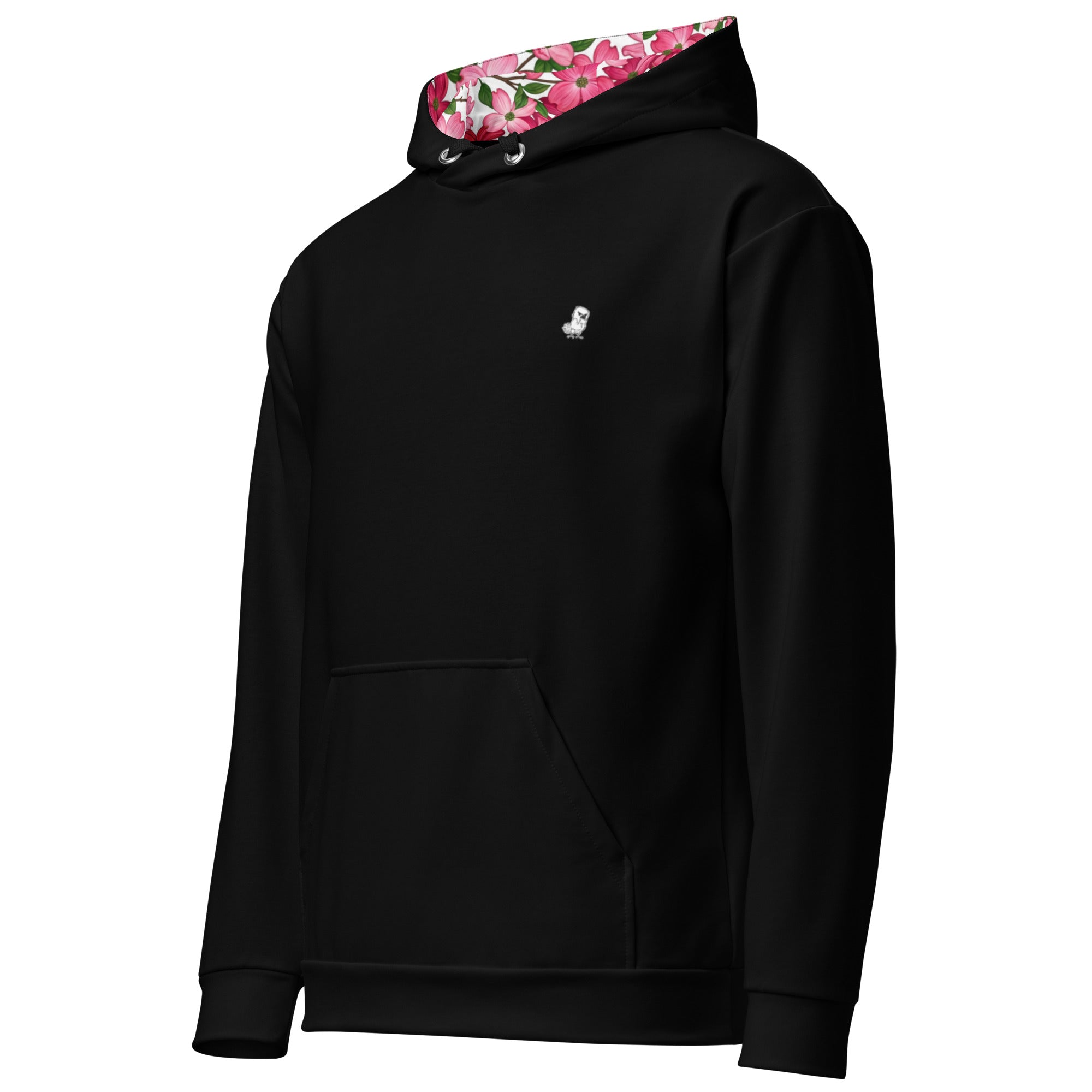 Pink Dogwood Golf Hoodie - Limited Edition Black