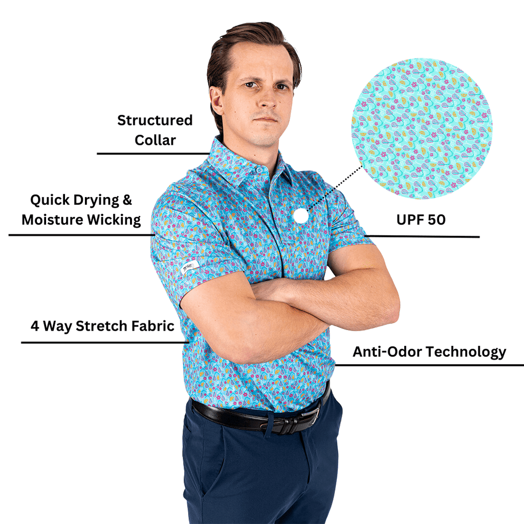 7.Time to Par/Tee Men's Polo