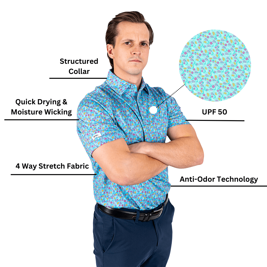 7.Time to Par/Tee Men's Polo
